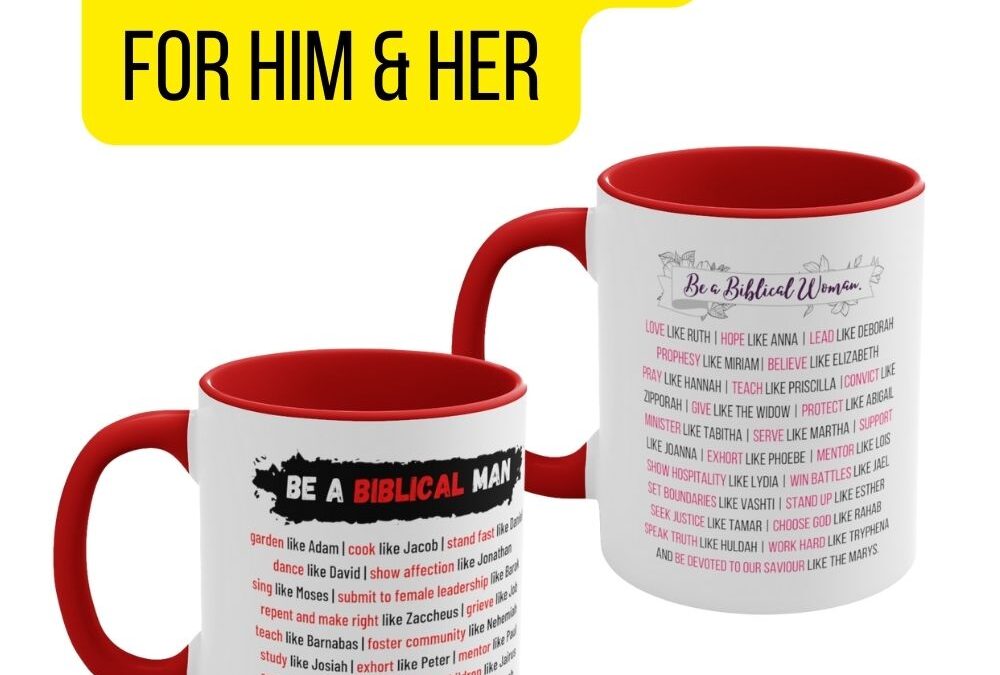 His & Hers Biblical Gender Roles Mugs