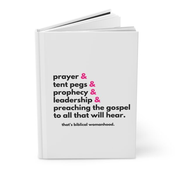 Prayer and Tent Pegs Hardcover Journal