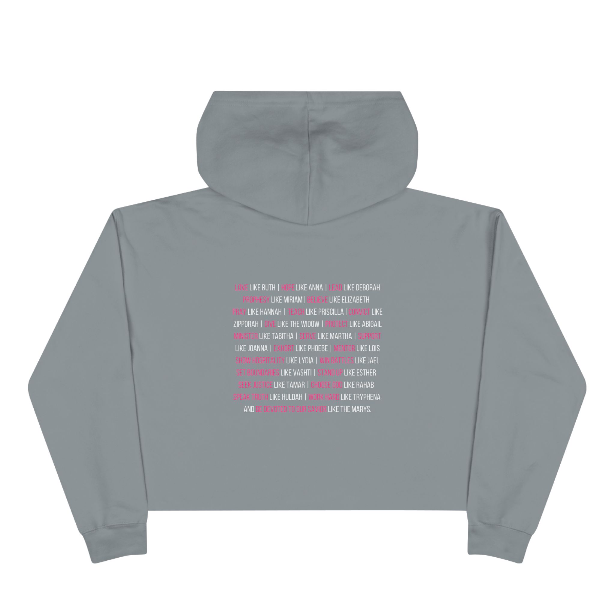 Be A Biblical Woman – Women’s Cropped Hoodie - Image 3