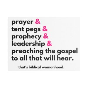 Prayer and Tent Pegs Canvas Wall Print