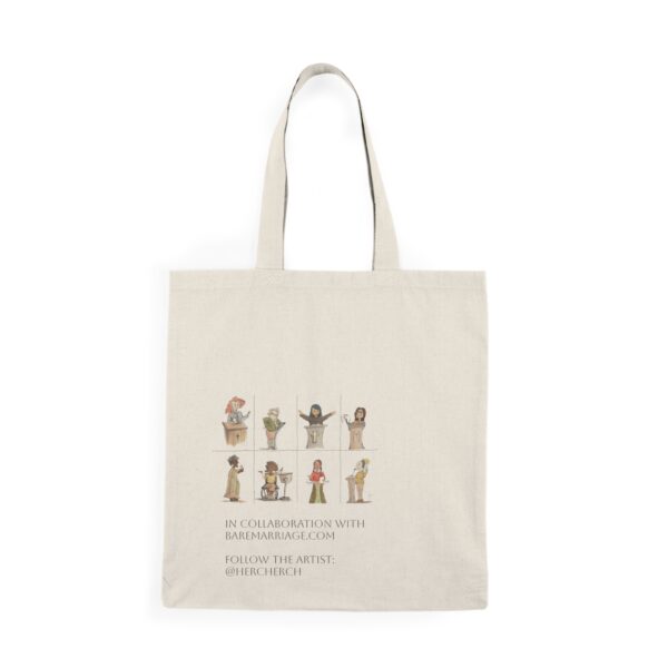 “Women Preaching” Cotton Tote Bag - Image 2
