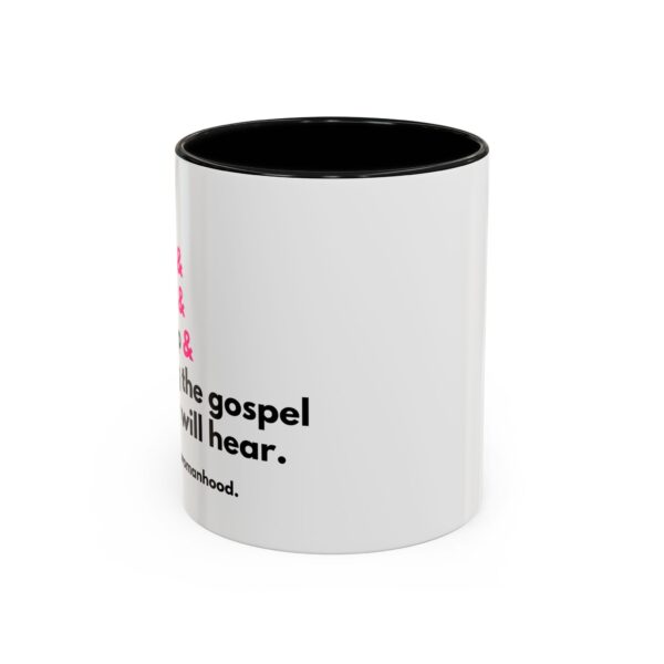 "Prayer and Tent Pegs" Coffee Mug - Image 2