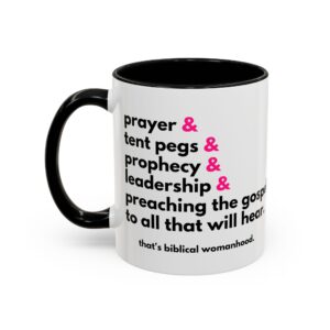 "Prayer and Tent Pegs" Coffee Mug