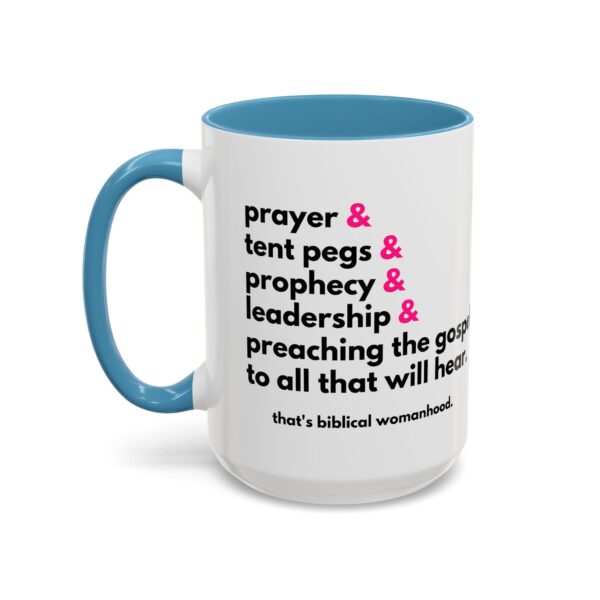 "Prayer and Tent Pegs" Coffee Mug - Image 23