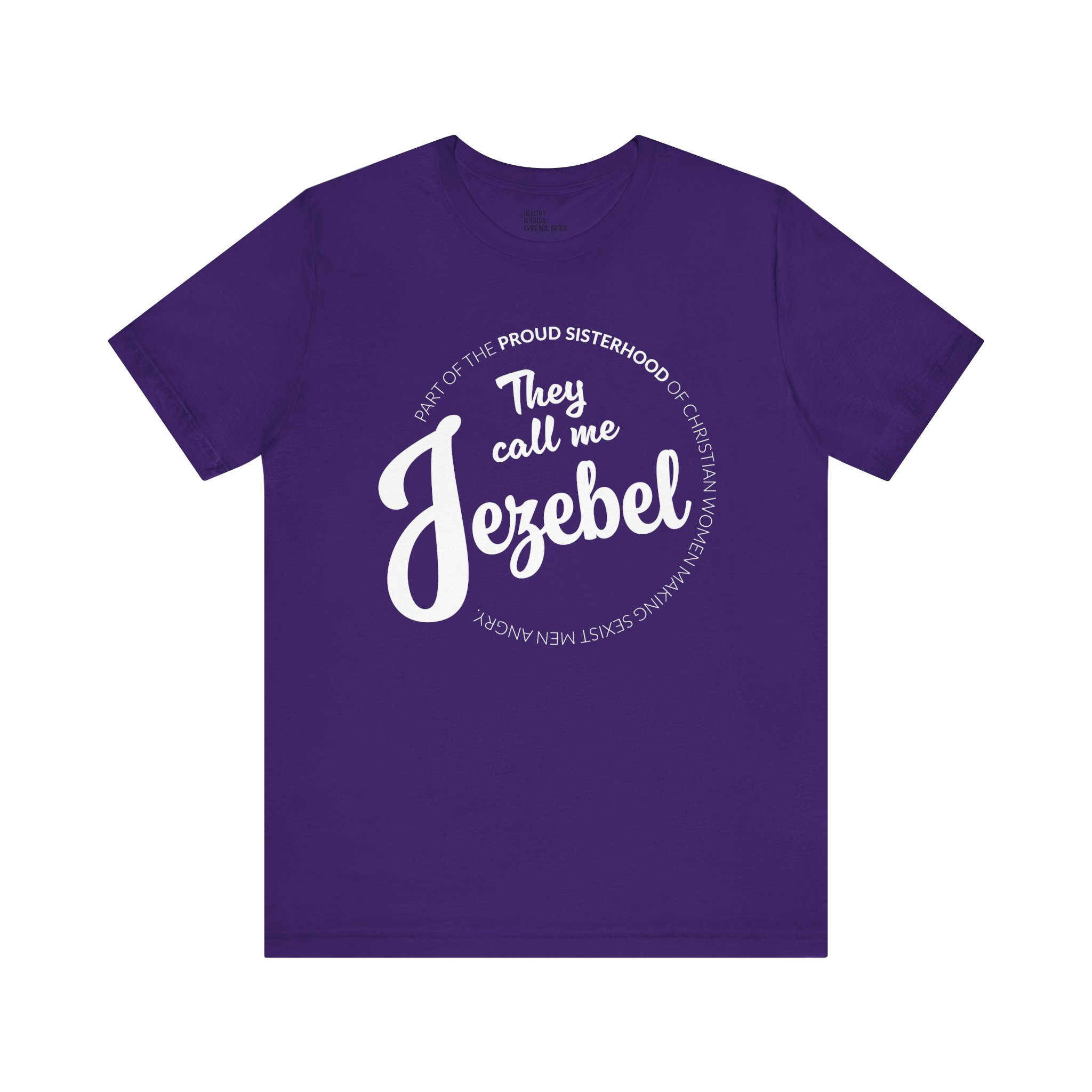 "They Call Me Jezebel" Unisex Short Sleeve Tee - Image 5