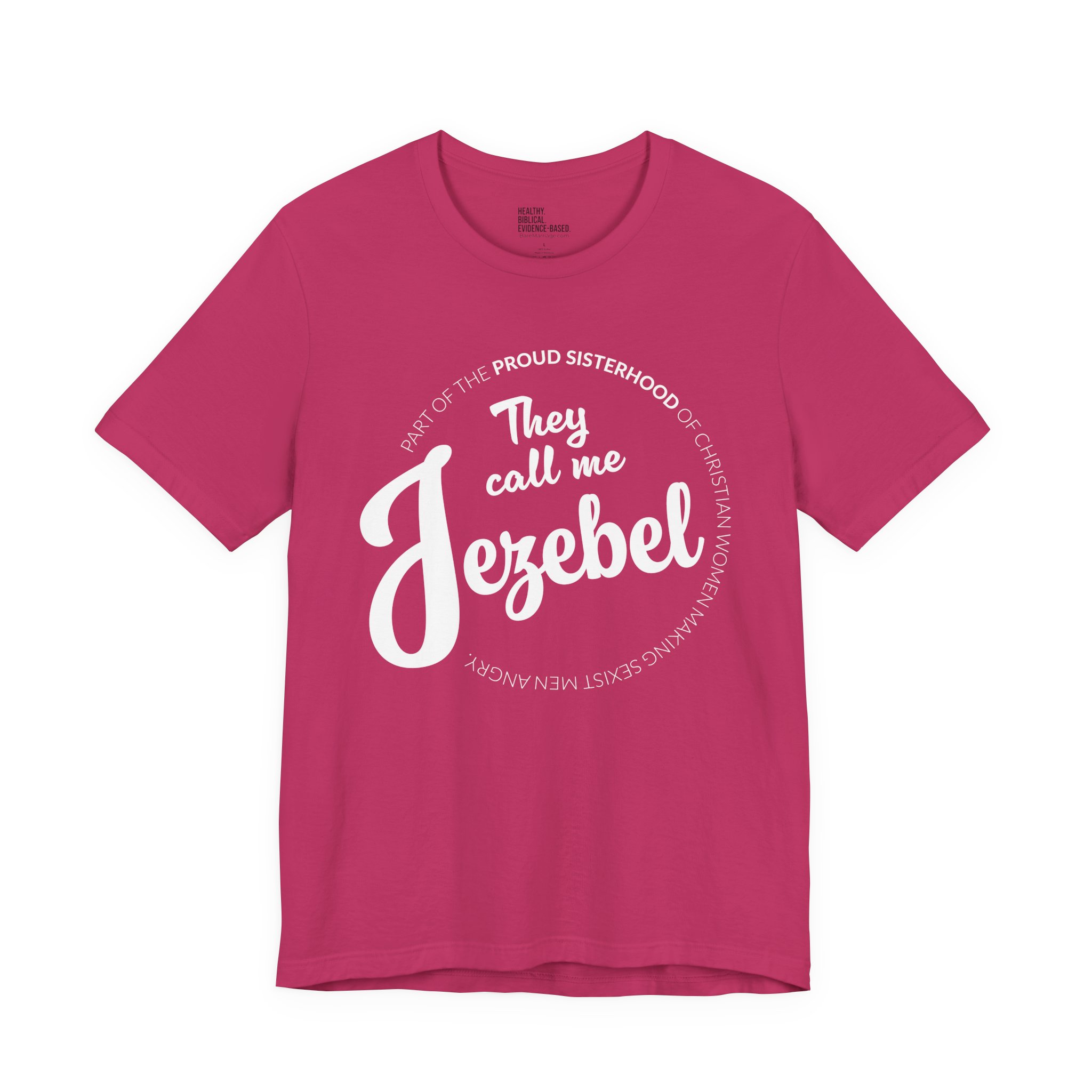 "They Call Me Jezebel" Unisex Short Sleeve Tee - Image 11