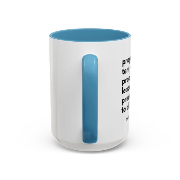 "Prayer and Tent Pegs" Coffee Mug - Image 24