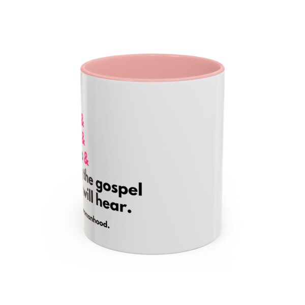 "Prayer and Tent Pegs" Coffee Mug - Image 5