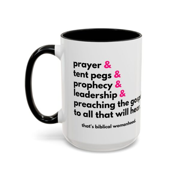 "Prayer and Tent Pegs" Coffee Mug - Image 11