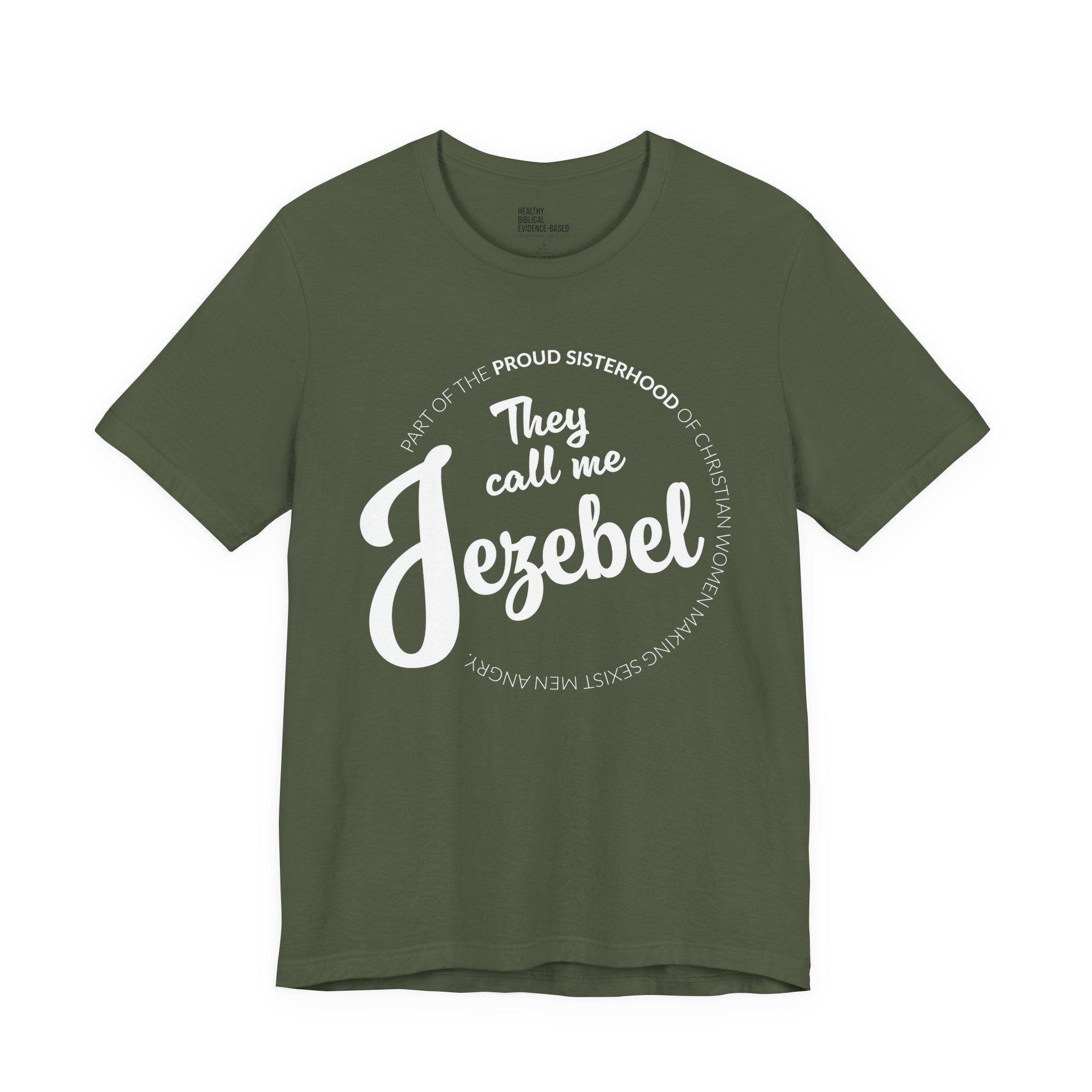 "They Call Me Jezebel" Unisex Short Sleeve Tee - Image 3