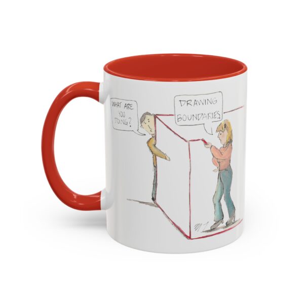 "Drawing Boundaries" Ceramic Coffee Mug - Image 11