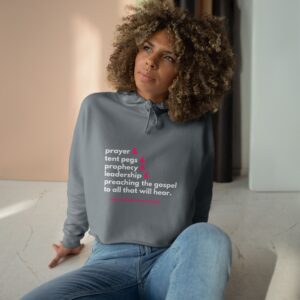 “Prayer & Tent Pegs” Cropped Hoodie