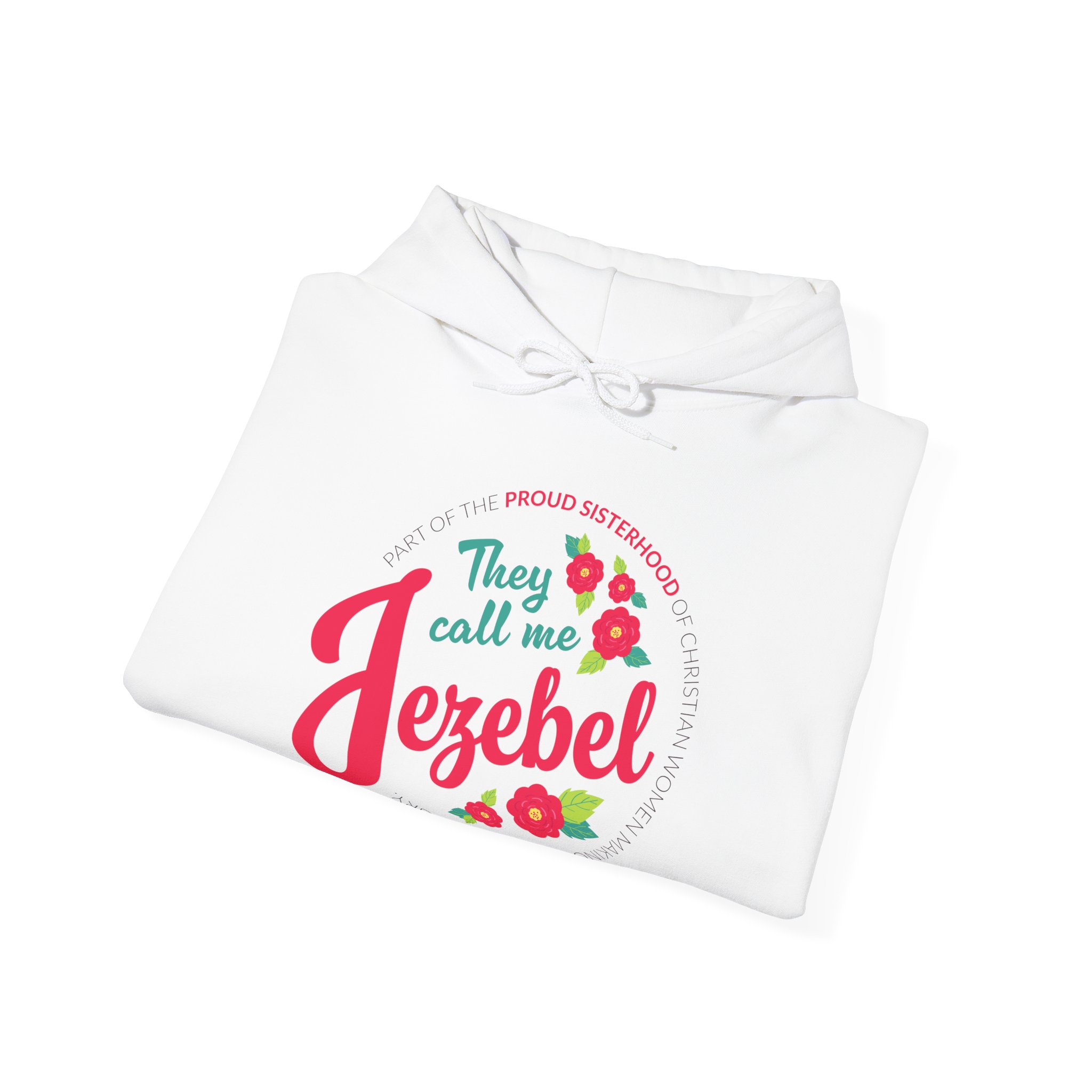 "They Call Me Jezebel" White, Purple, or Navy Hoodie - Image 4