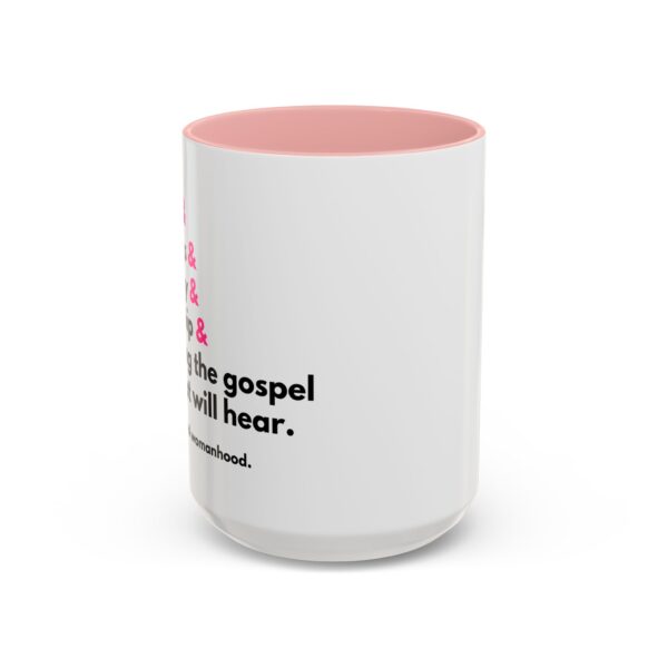 "Prayer and Tent Pegs" Coffee Mug - Image 13